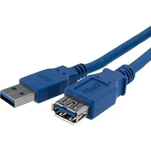 USB3SEXT1M Startech 1m Blue SuperSpeed USB 3.0 Extension Cable A to A M/F