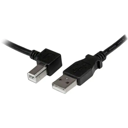 USBAB1ML Startech 1m USB 2.0 A to Left Angle B Cable M/M