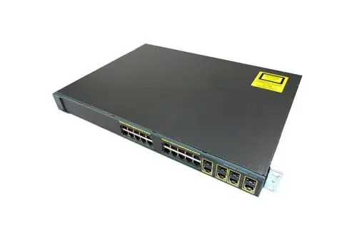 WS-C2960G-24TC-L Cisco Catalyst 2960 Series C2960G-24TC 20 x RJ-45 Ports 10/100/1000Base-T + 4 x Dual-Personality RJ-45/SFP Ports Layer 2 Managed Rack-mountable Gigabit Ethernet Network Switch