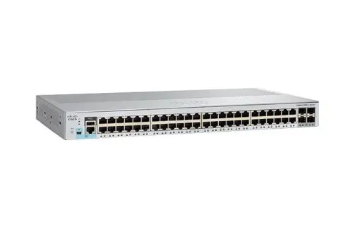 WS-C2960L48TSLL-RF Cisco Catalyst 2960-L Series C2960L-48TS 48 x Ports 10/100/1000Base-T + 4 x SFP Ports Layer 2 Managed 1U Rack-Mountable Gigabit Ethernet Network Switch