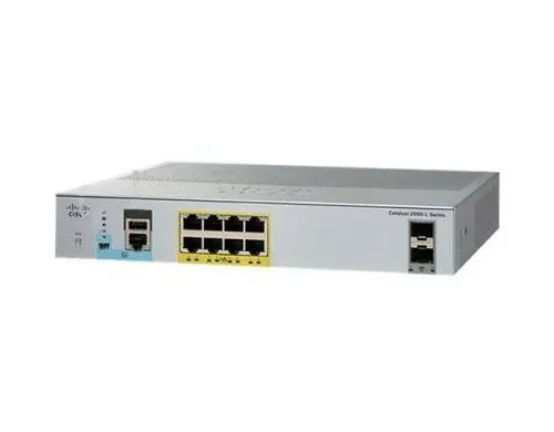 WS-C2960L-8PS-LL Cisco Catalyst 2960-L Series C2960L-8PS 8 x RJ-45 Ports PoE+ 10/100/1000Base-T + 2 x SFP Ports Layer 2 Managed Gigabit Ethernet Network Switch