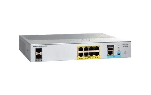 WS-C2960L-SM-8TS Cisco Catalyst 2960-L Series 2960L-SM-8T 8 x RJ-45 Ports PoE+ 10/100/1000Base-T + 2 x SFP Ports Layer 2 Managed 1U Rack-mountable Gigabit Ethernet Network Switch