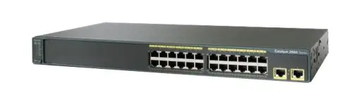 WS-C2960-24-TT-L Cisco Catalyst 2960 Series C2960-24TT 24 x RJ-45 Ports 10/100Base-TX + 2 x Dual-Personality SFP Uplinks Ports Layer 2 Managed Rack-mountable Fast Ethernet Network Switch