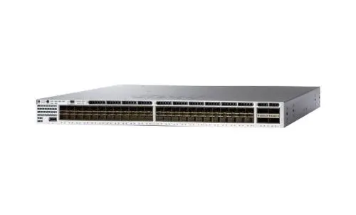 WS-C3850-48XS-E-RF Cisco Catalyst 3850 Series 3850-48XS 48 x SFP+ Ports 10GBase-X + 4 x QSFP+ Ports Layer 3 Managed 1U Rack-mountable Gigabit Ethernet Network Switch