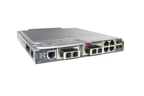 WS-CBS3125X-S Cisco Catalyst 3120X 4 x Ports 1000Base-T + 2 x Expansion Slots Layer 3 Managed Rack-mountable Stackable C-Class Blade System Gigabit Ethernet Network Switch