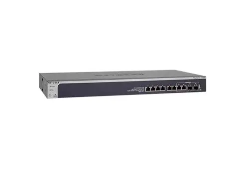 XS708T Netgear Prosafe 8 x SFP+ Ports 10GBase-T + 2 x Copper/SFP+ Combo Port Layer 2 Managed Rack-mountable Gigabit Ethernet Network Switch